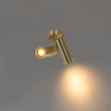 Design spot goud verstelbaar 2-lichts - scopio honey