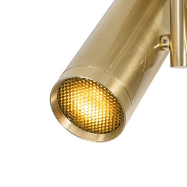 Design spot goud verstelbaar 2-lichts - scopio honey