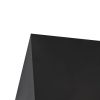Design spot zwart vierkant - box