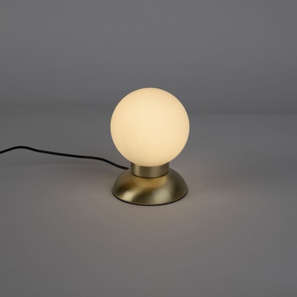 Design tafellamp goud dimbaar incl. Led - majestic