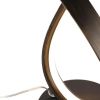 Design tafellamp roestbruin incl. Led en dimmer - belinda