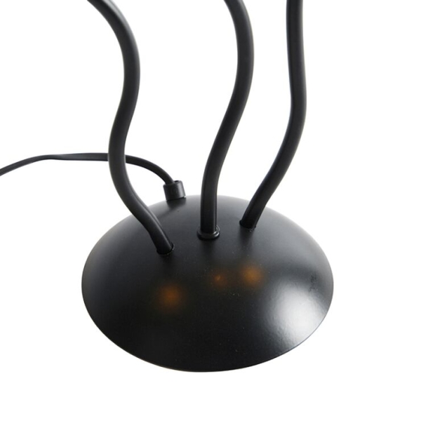Design tafellamp zwart 3-lichts - wimme