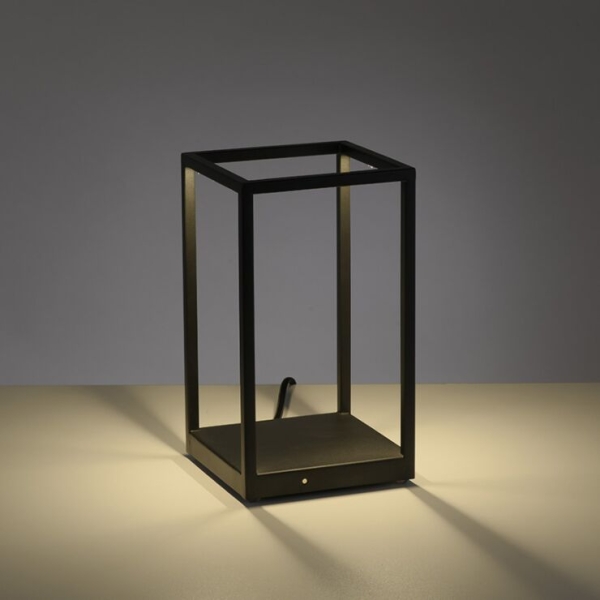Design tafellamp zwart incl. Led met touch dimmer - jitske