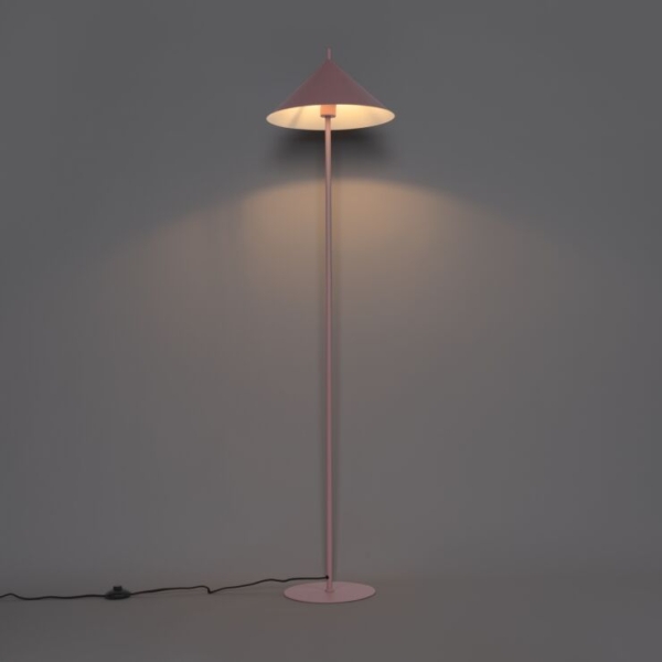 Design vloerlamp roze - triangolo