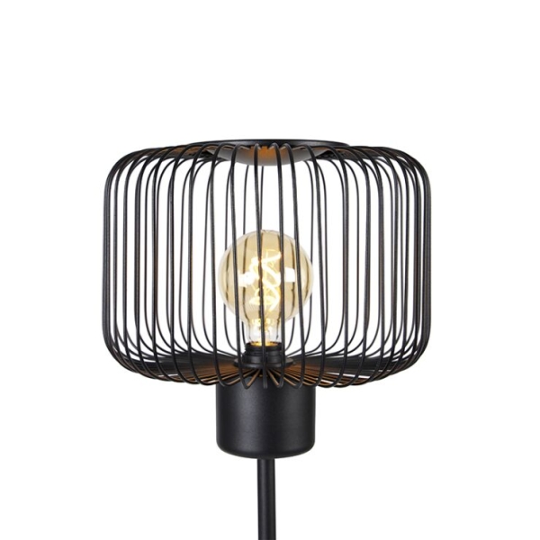Design vloerlamp zwart - baya