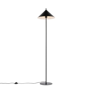 Design vloerlamp zwart - Triangolo