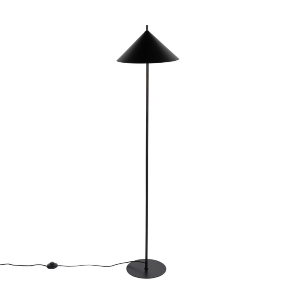 Design vloerlamp zwart - triangolo