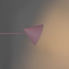 Design wandlamp roze verstelbaar - triangolo