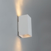 Design wandlamp wit vierkant - sab