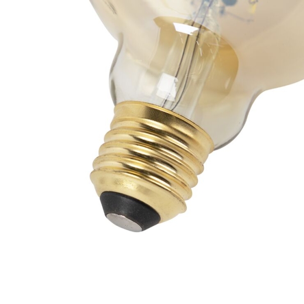 E27 dim to warm led lamp g95 goud 8w 806 lm 2000-2700k