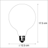 E27 dimbare led filament lamp g125 goldline 4