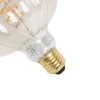 E27 dimbare led lamp g125 amber 4w 200 lm 2000k