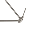 Hanglamp staal met kap 35 cm wit verstelbaar 2-lichts - blitz