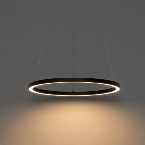 Hanglamp zwart 60 cm incl. Led 3-staps dimbaar - girello