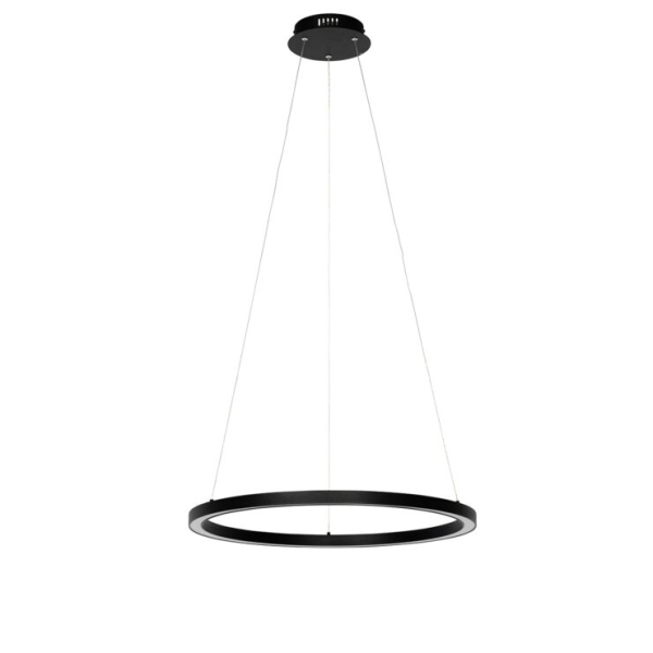 Hanglamp zwart 60 cm incl. Led 3-staps dimbaar - girello