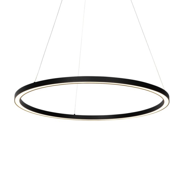 Hanglamp zwart 80 cm incl. Led 3-staps dimbaar - girello