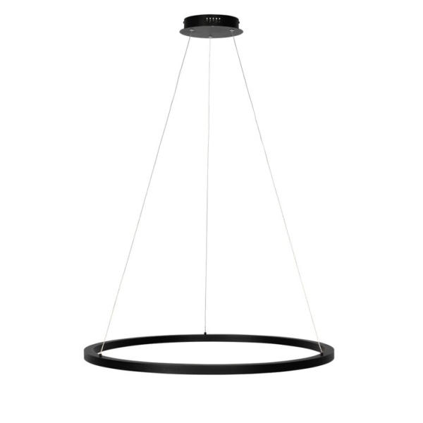 Hanglamp zwart 80 cm incl. Led 3-staps dimbaar - girello