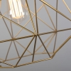 Industriële hanglamp goud - framework basic