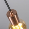 Industriële hanglamp koper - facil