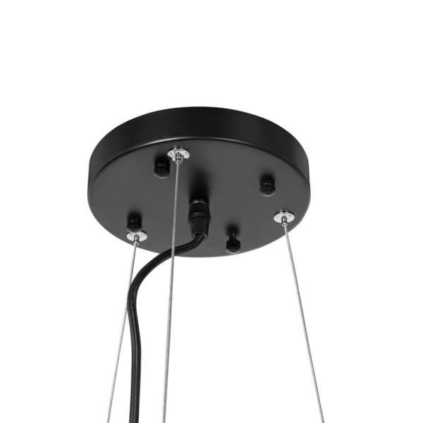 Industriele hanglamp zwart 6 lichts verstelbaar hobby spinne 14