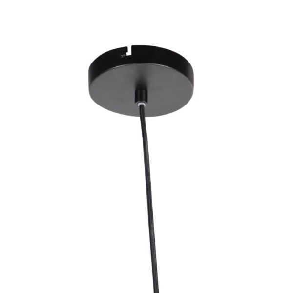 Industriële hanglamp zwart en goud 78 cm 6-lichts - sydney