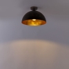 Industriële plafondlamp roestbruin 35 cm - magna classic