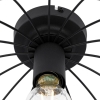 Industriële plafondlamp zwart 35 cm - hanze