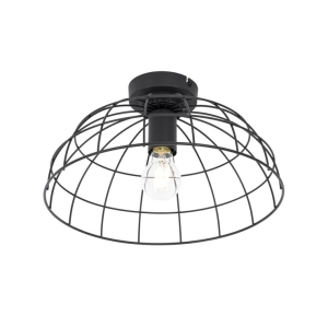 Industriële plafondlamp zwart 35 cm - Hanze