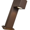 Industriële staande buitenlamp roestbruin 30 cm ip44 - baleno