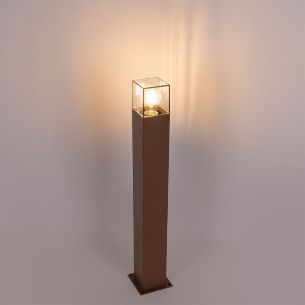 Industriële staande buitenlamp roestbruin 70 cm ip44 - denmark
