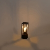 Industriële staande buitenlamp zwart 40 cm ip44 - charlois