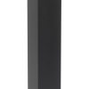Industriële staande buitenlamp zwart 65 cm ip44 - baleno