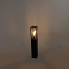 Industriële staande buitenlamp zwart 80 cm ip44 - charlois