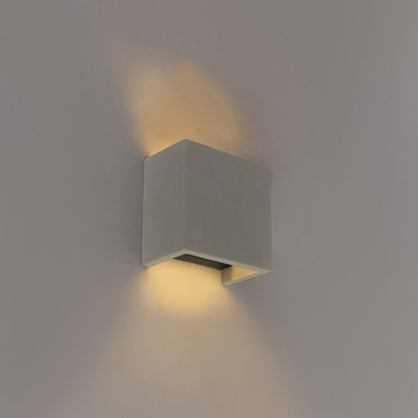 Industriële wandlamp beton - meave