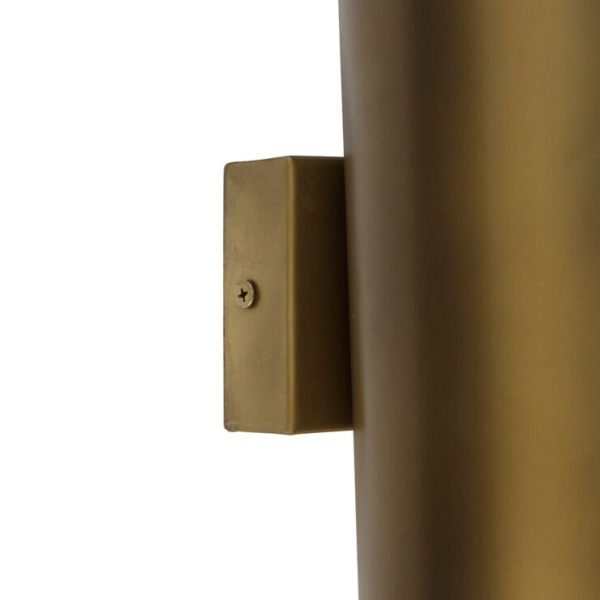 Industriële wandlamp messing 6-lichts - whistle