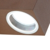 Industriële wandlamp roestbruin ip44 - baleno