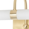 Klassieke badkamer wandlamp goud ip44 2-lichts - bath arc