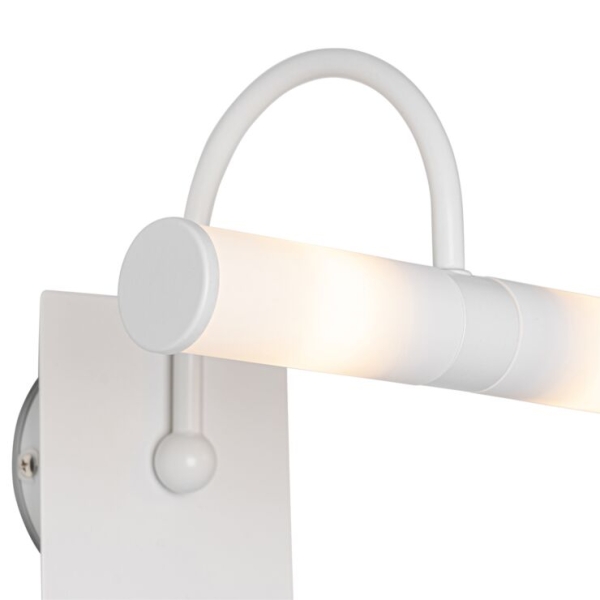 Klassieke badkamer wandlamp wit ip44 2-lichts - bath arc