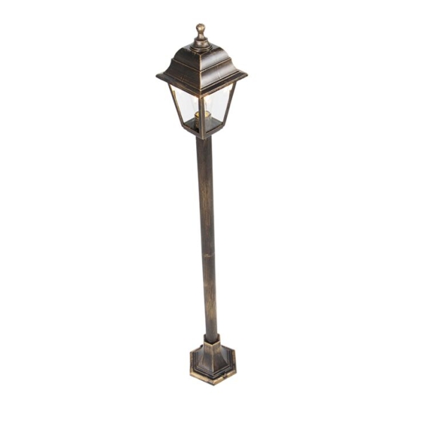 Klassieke lantaarn antiek goud 122 cm ip44 - capital