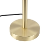 Klassieke tafellamp messing met granny kap goud 30 cm - simplo