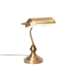 Klassieke tafellamp/notarislamp brons - banker