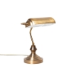 Klassieke tafellampnotarislamp brons banker 14