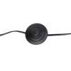 Klassieke vloerlamp zwart met kap rood 40 cm - classico