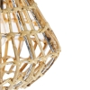 Landelijke hanglamp bamboe met wit - canna diamond