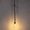 Landelijke hanglamp van touw 1-lichts - ropa
