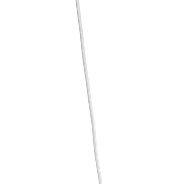 Landelijke hanglamp wit 60 cm - corda