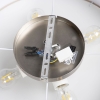Landelijke plafondlamp beige 50 cm - drum