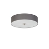 Landelijke plafondlamp grijs 50 cm - drum