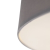 Landelijke plafondlamp grijs 70 cm - drum