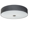 Landelijke plafondlamp grijs 70 cm - drum jute